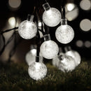 GobekUsa Crystal Ball Solar Fairy Lights for Outdoor Garden Christmas Wedding Decor