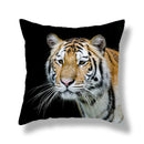 GobekUsa Brave Tiger Pattern Print Pillowcase, Super Peach Skin Cushion Cover