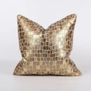 GobekUsa Jacquard High-end Cushion Cover 45x45cm Black Gold Decorative Pillowcase