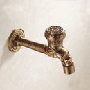 GobekUsa Dragon Carved Antique Bronze Mop Faucet for Bathroom and Garden