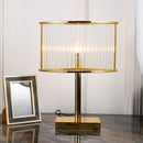 GobekUsa Crystal Bar Table Lamp Luxury Dimmable 2700K Desk Light Elegant Home Decor