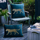 GobekUsa Leopard Embroidered Decorative Pillowcase
