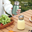GobekUsa 300ml Mini Coffee Vacuum Flask Stainless Steel Travel Water Bottle