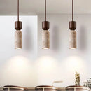 Wabi-Sabi Yellow Stone Pendant Light