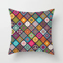 GobekUsa Geometric Square Pillowcase Ethnic Retro Sofa Pillow Cover 45x45cm Home Decor