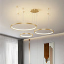 GobekUsa Acrylic LED Ring Pendant Light Modern Minimalist Art Decor Chandelier