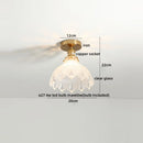GobekUsa Glass LED Ceiling Light for Corridor Balcony Modern Indoor Lighting