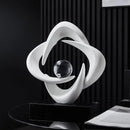 GobekUsa Abstract Resin Sculpture Figurine for Home Decor & Table Centerpiece