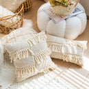 GobekUsa Boho Tufted Tassel Cushion Cover for Home Decor Living Room Sofa