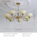 GobekUsa Bauhaus Medieval Chandelier for Living Room, LED Hanging Lamp