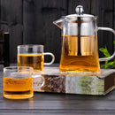 GobekUsa Glass Teapot Infuser Tea Set Kettle Maker, Jug Teaware Kitchen Bar Home