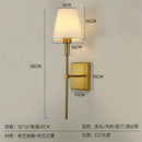 GobekUsa Cloth Lampshade Wall Sconce for Home Decor & Bathroom Mirror Light