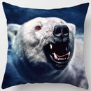 GobekUsa Animals World Tiger Lion Pillow Case for Cute Home Decor in Sofa Living Room