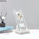 GobekUsa Golden Figures Resin Sculpture: Creative Staircase Desk Decoration