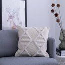GobekUsa Lace Tassel Cushion Tufted Sofa Pillowcase for Office Chair Pad