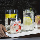 GobekUsa 4-Piece Thin Highball Glasses Set - Clear Tall Glass Cups for Various Beverages