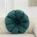 GobekUsa Ethnic Print Tassel Cushion Cover - Round Dutch Velvet Sofa Pillow