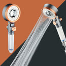 GobekUsa Dual-Sided Shower Head 3 Jettings Water Saving Filtration Round Rainfall