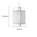 GobekUsa Linen Cloth Pendant Light: Elegant Bohemian Fabric Chandelier for Home, Restaurant, Hotel