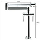 GobekUsa Kitchen Faucet: Solid Brass Deck Mounted Sink Mixer in Multiple Finishes