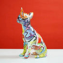 GobekUsa Chihuahua Dog Sculpture Resin Statue Pop Art Modern Home Decor