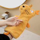 GobekUsa Cartoon Animal Hand Towel: Soft & Absorbent Kitchen Cloth for Children