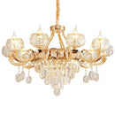 GobekUsa Crystal Chandelier: Grand European Villa High-end Fixture for Living Room, Restaurant, Building