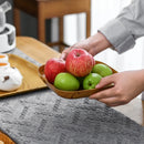 GobekUsa Imitation Wood Snack Plate Dish Tray for Sushi Breakfast Dried Fruit