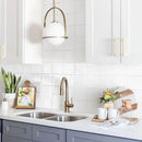 GobekUsa Glass Globe Pendant Light for Kitchen Dining Room - Nordic Design