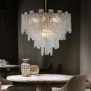 GobekUsa Crystal Chandelier: Modern LED Pendant Light for Home Decor