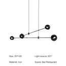 GobekUsa LED Chandelier: Modern Designer Pendant Lights for Living, Dining Room, Kitchen.