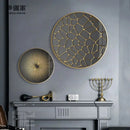 GobekUsa Gold Foil Abstract Decorative Painting for Luxury Dining Spaces