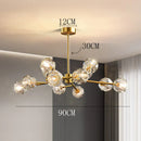 GobekUsa Crystal Chandelier: Luxury Living Room & Dining Room Ceiling Light