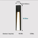 GobekUsa LED Black Outdoor Wall Lamp for Patio Entryway and Garden Lighting