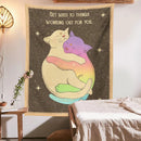 GobekUsa Cat Tapestry Tarot Wall Hanging for Living Room Bedroom Kids Room Decor