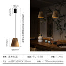 GobekUsa Adjustable Wooden Chandelier for Dining, Living Room & Staircase