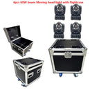 GobekUsa 65W RGBW Beam LED Moving Head Light for Super Bright Disco Party