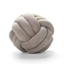 GobekUsa Handmade Knotted Ball Round Plush Pillow for Home Decoration