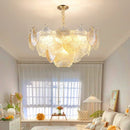 GobekUsa Glass Shell Ceiling Pendant Light Luxury Bedroom Decor Hanglamp
