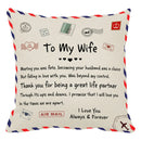 GobekUsa Love Mom Cushion Cover 45x45cm - Family Anniversary Gift - Nordic Design