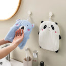 GobekUsa Animal Hand Towel Set - Cute Panda Koala Child Terry Towels with Hanging Loops
