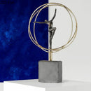 GobekUsa Gymnast Figures Statue Resin Sculpture Room Decor Abstract Athlete Aesthetics