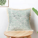 GobekUsa Cotton Crochet Tassel Cushion Cover for Sofa Lumbar Backrest Home Decor