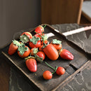 GobekUsa Fruit Sculpture Tea Caddy Home Decor Ornament Strawberries Persimmon Decoration
