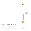 Nordic Gold Linear LED Pendant Light