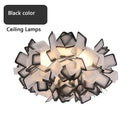 GobekUsa LED Flower Ceiling Pendant Lamp for Living Room Bedroom