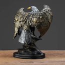 GobekUsa Eagle Statue Resin Ornament for Home and Office Decor, Symbolizing Wealth and Power