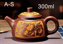 GobekUsa Antique Bronze Teapot Set Mine Purple Mud Yixing 300ml&550ml Tea Pot