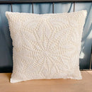 GobekUsa Crochet Cushion Cover Handmade Woven Pillow Case 40*40cm Square Circular Decorative Pillows