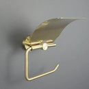 GobekUsa Brushed Gold Bathroom Hardware Set with Stainless Steel Towel Bar & Paper Holder